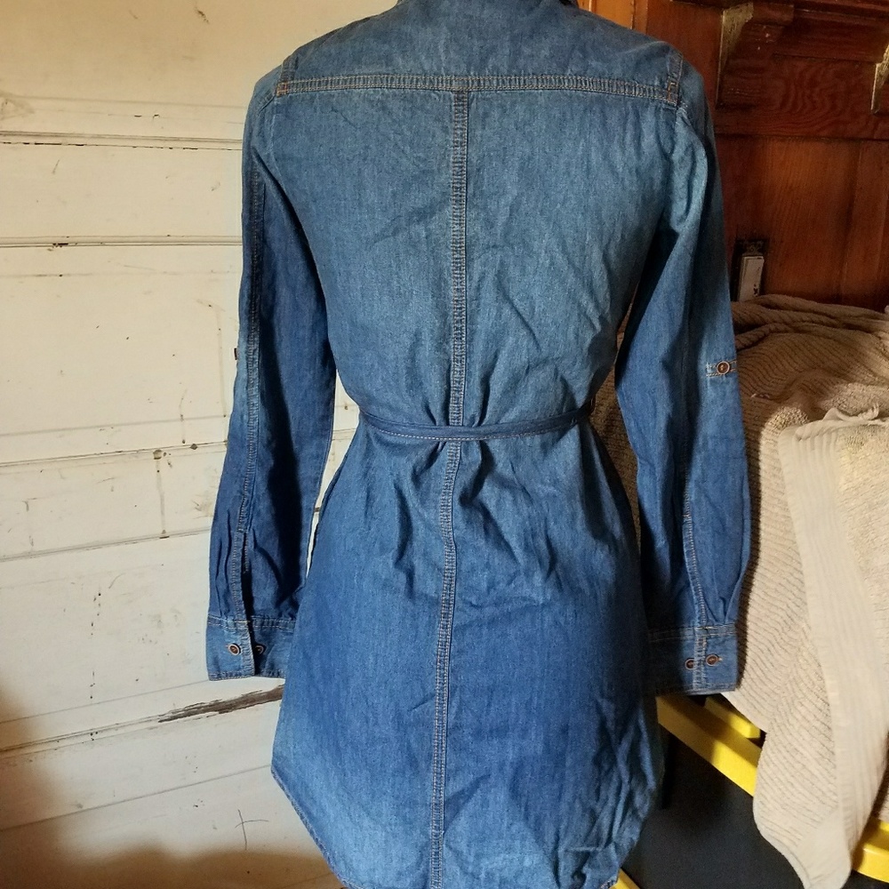 đ New beautiful Blue Denim dress - Picture 5 of 8